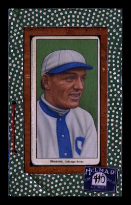 Picture, Helmar Brewing, T206-Helmar Card # 440, Buck Weaver, Green background, Chicago White Sox